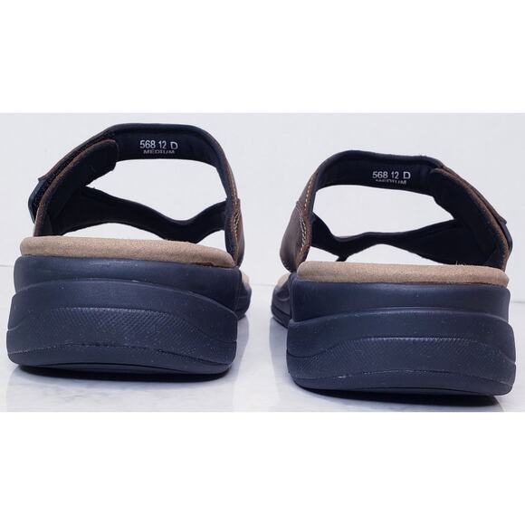 NWOT ORTHOFEET Eldorado Men\'s Size 12D Thong/Toe Post Sandals in Brown main image 8